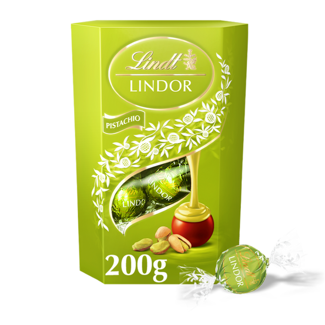 LINDT LINDOR PISTACHIO 200G